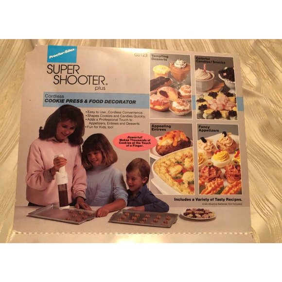 Proctor Silex Super Shooter Plus Cordless Cookie Press & Food Decorator G0123 - Picture 3 of 8